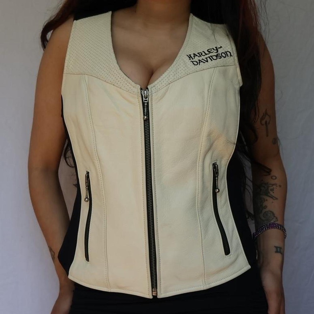 HARLEY DAVIDSON Leather Vest Top